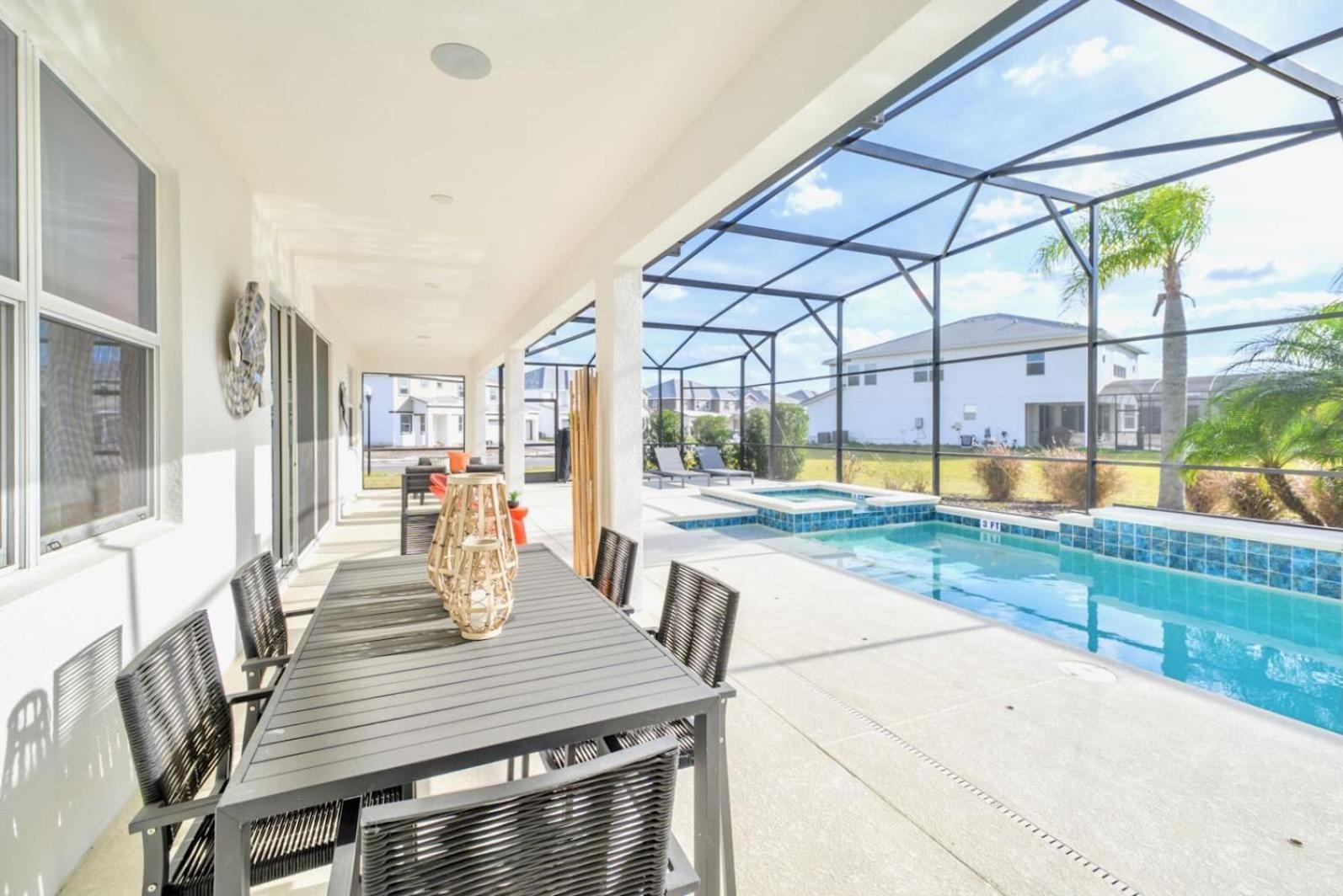 15Br Mansion Home With Pool & Hot Tub-Near Disney Kissimmee Dış mekan fotoğraf